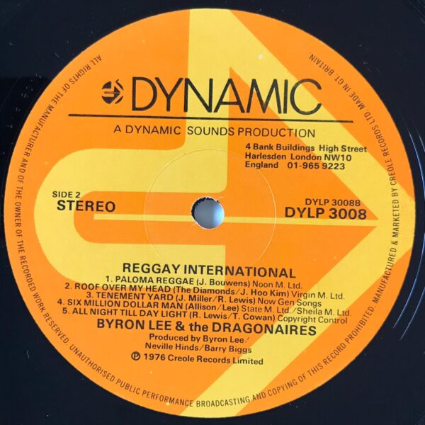 Byron Lee & The Dragonaires - Reggay International - Image 2