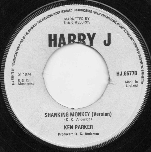 Ken Parker ‎– Shanking Monkey - Image 3