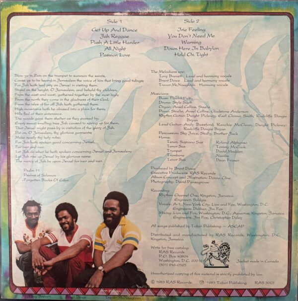 The Melodians ‎– Irie Feeling - Image 2